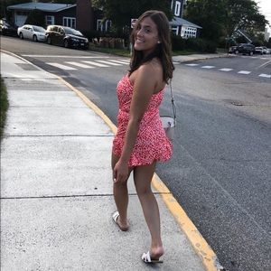 Princess Polly Vinca Strapless Playsuit